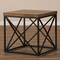 Baxton Studio Holden Vintage Industrial Antique Bronze End Table 129-7329 - alternate 5